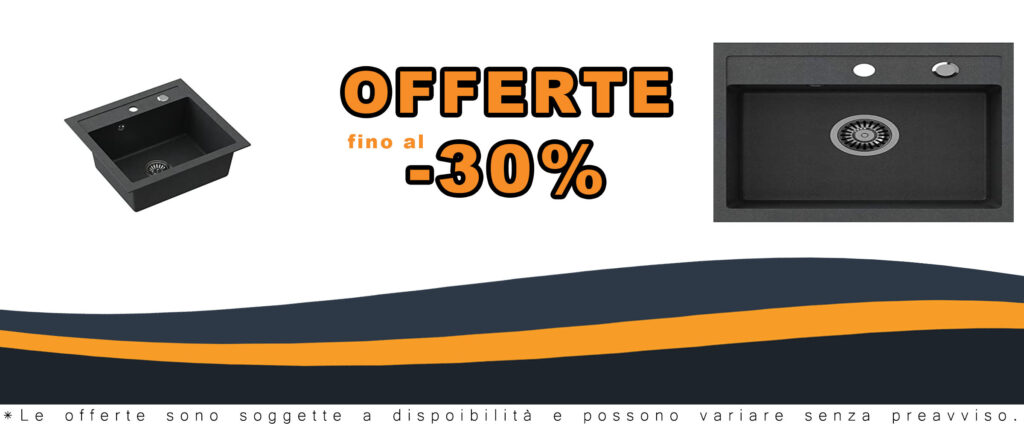 VBChome Lavello nero 50 x 47 cm con rubinetto, miscelatore per lavello, lavello singolo, lavello da incasso, granito screziato, sifone rubinetto monocomando