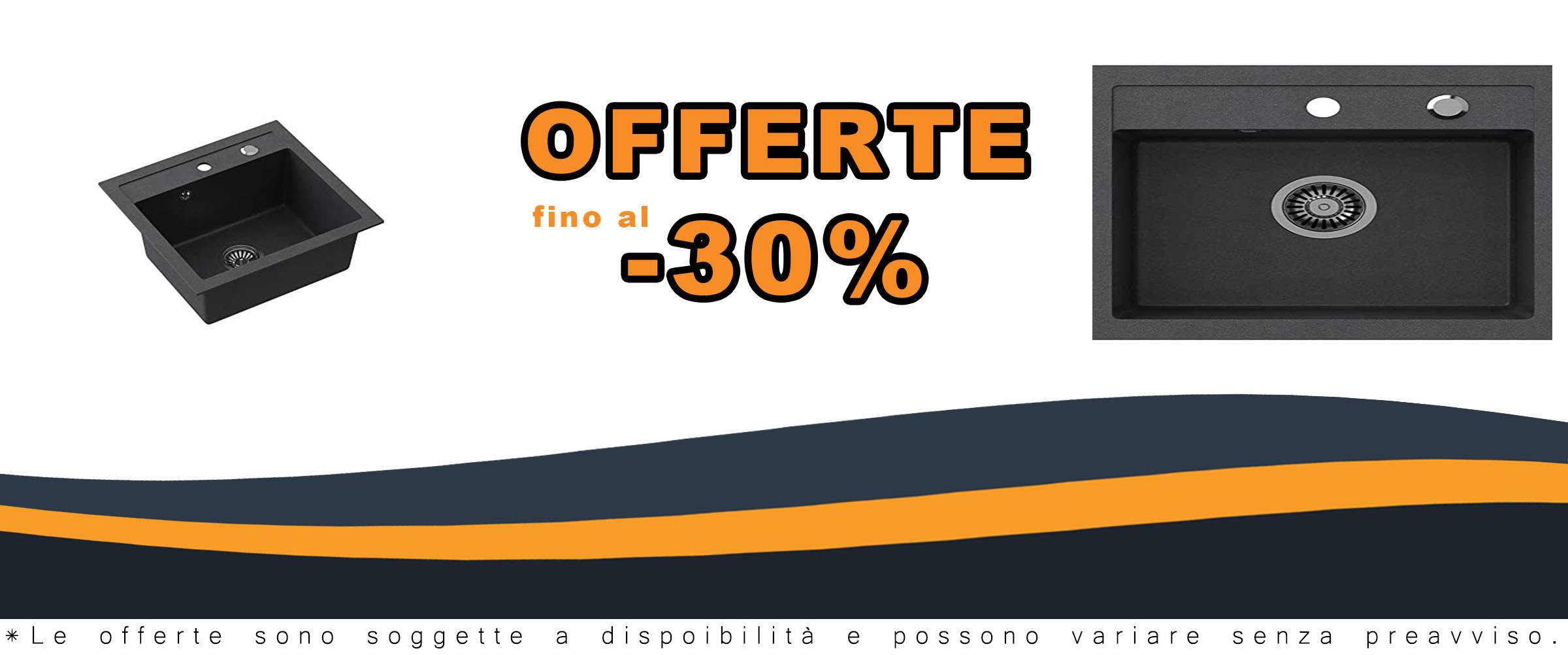 VBChome Lavello nero 50 x 47 cm con rubinetto, miscelatore per lavello, lavello singolo, lavello da incasso, granito screziato, sifone rubinetto monocomando