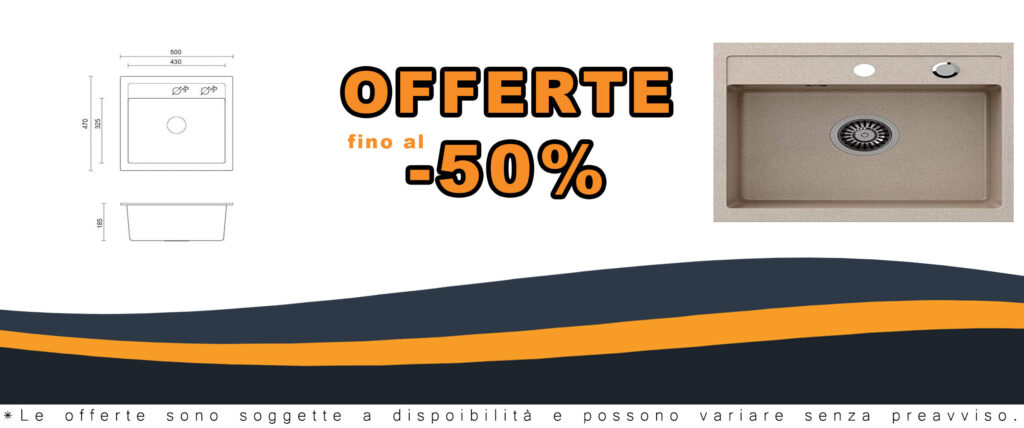 Lavello singolo da incasso in granito, 46 x 49 cm, per cucina, colore selezionabile tra beige o nero, rettangolare, con tappo a saltarello e sifone, Beige