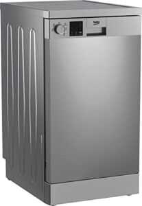 Beko - DVS05024X - Lavastoviglie SLIM 45 cm Libera Installazione, Display LED, 10 Coperti - Acciaio Inox, HxLxP: 85 x 44,8 x 60 cm, 49 dBA