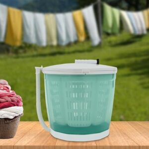 Lavatrice portatile 2 in 1, compatta e manovella pieghevole, ideale per campeggio, appartamenti e camper