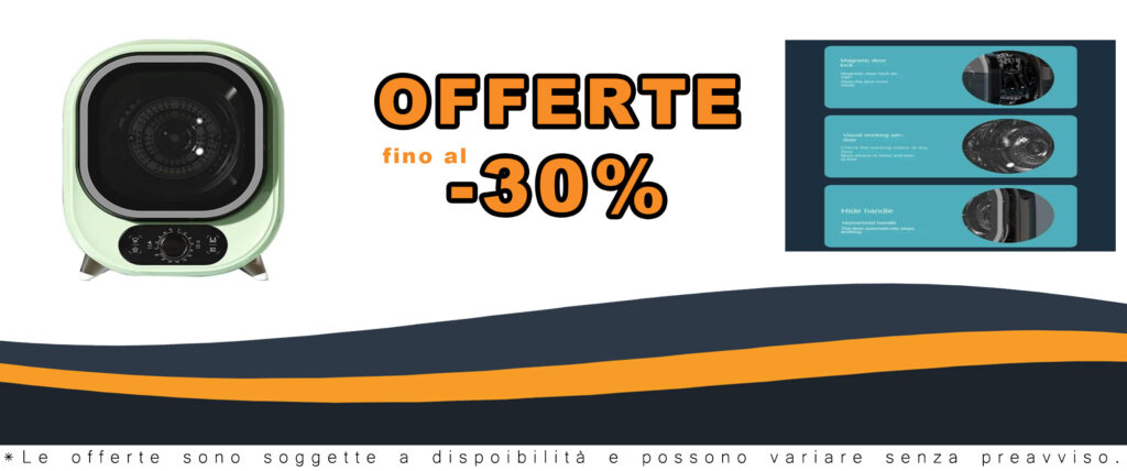 YUNYHAO Mini Asciugatrice Elettrica da 450 W, portatile e compatta con secchio in acciaio inox, ideale per appartamenti piccoli.