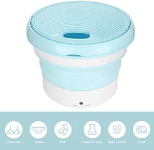 Lavatrice pieghevole per biancheria intima con funzione ozono, ideale per indumenti delicati e vestiti per bambini.