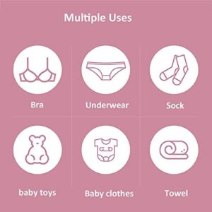 Samnuerly Lavatrice Pieghevole Mini Turbo, ideale per lavare biancheria intima e calzini in modo pratico e veloce, compatta e pieghevole.
