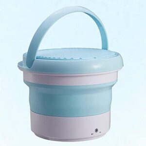 Samnuerly Lavatrice Pieghevole Mini Turbo, ideale per lavare biancheria intima e calzini in modo pratico e veloce, compatta e pieghevole.