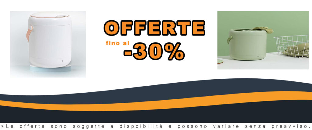 Samnuerly Lavatrice Portatile 2.8L, mini lavatrice compatta ideale per la biancheria intima, con luce blu.