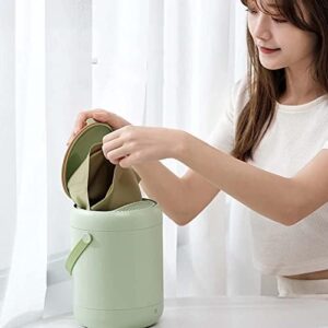 Samnuerly Lavatrice Portatile 2 in 1, mini lavatrice compatta con luce blu e verde, perfetta per piccoli spazi
