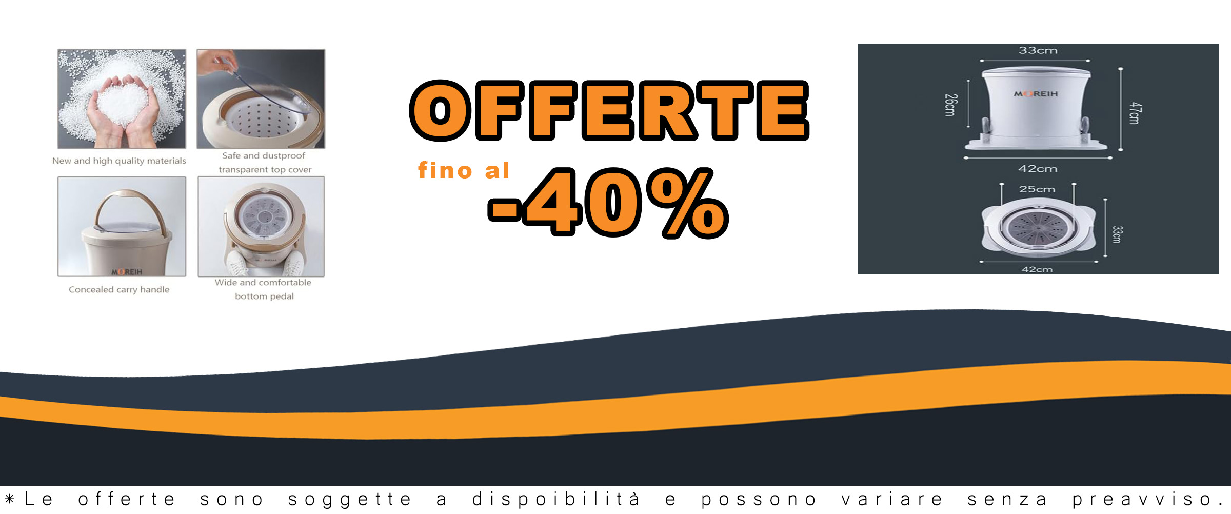 Mini lavatrice disidratatore manuale leggera con centrifuga non elettrica, portatile a pedale, 12,5 litri