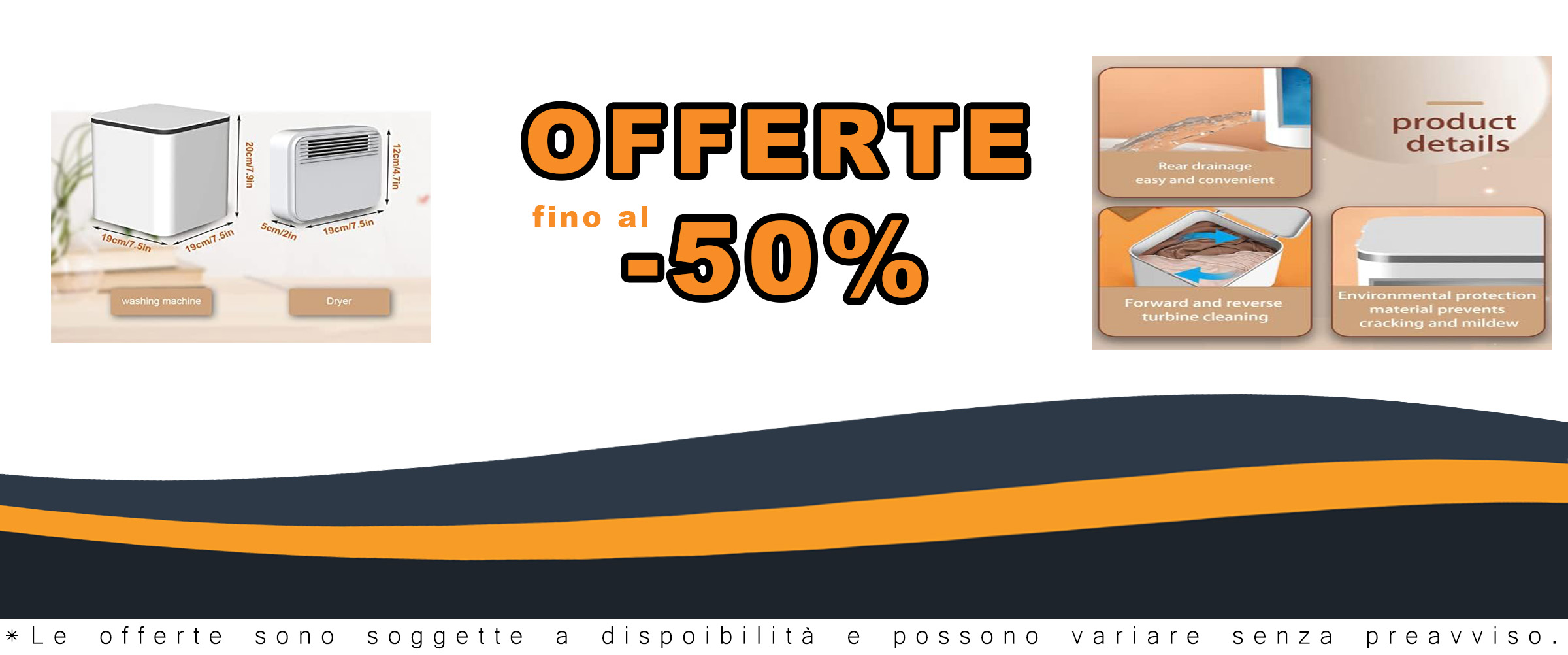 PanHuiWen Mini Lavatrice Trucco 4.5L, compatta e funzionale, ideale per viaggi, campeggio e piccoli appartamenti