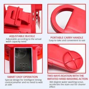 SKUBIS Mini Lavatrice Portatile con timer di centrifuga bidirezionale, perfetta per uso domestico e viaggi