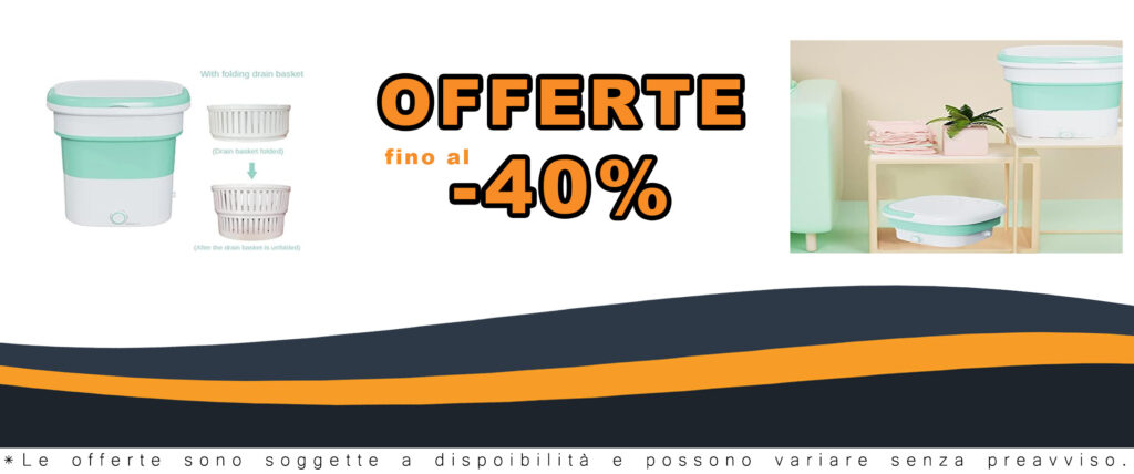 PanHuiWen Mini Lavatrice Portatile Pieghevole, perfetta per appartamenti e viaggi, ideale per lavare calzini e biancheria intima