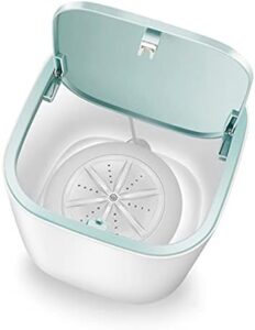 SilteD Mini Lavatrice Automatica Domestica, compatta e ideale per la biancheria intima, disponibile in rosa.