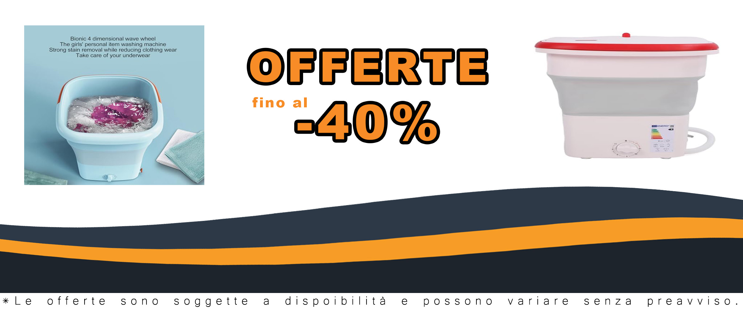 Lavatrice portatile pieghevole da 12 litri, ideale per biancheria intima e viaggi. Design compatto e pratico per spazi ridotti.