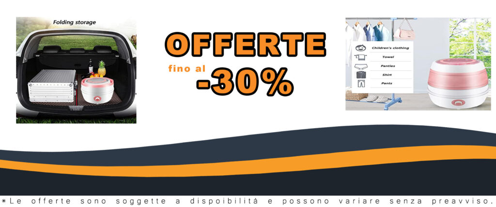 YHRJ Mini Lavatrice Pieghevole, perfetta per piccoli carichi e spazi limitati, facile da usare con interruttore a manopola