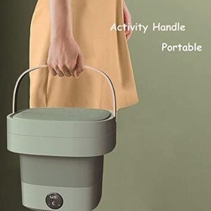 TANYTAO-SHOP Lavatrice Portatile Pieghevole in Rosa, ideale per viaggi e piccoli spazi.