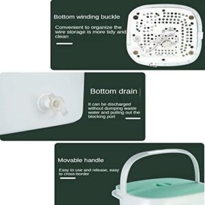 Mini lavatrice pieghevole da 1,8 kg, ideale per piccoli appartamenti, roulotte e viaggi, con un design salvaspazio e potente ciclo di lavaggio.