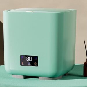 Mini lavatrice automatica Dxysyldrun verde, perfetta per biancheria intima e piccoli carichi.  