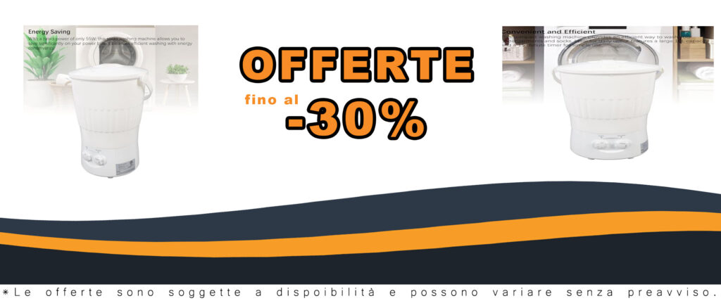 Lavatrice portatile da 10 litri con design compatto e flusso d'acqua a spirale, ideale per biancheria intima e calzini.