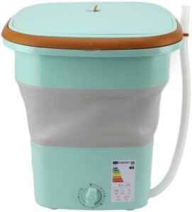 HEEPDD Lavatrice Portatile da 135 W, compatta e automatica, ideale per biancheria intima e vestiti per bambini