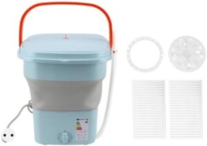 Lavatrice portatile pieghevole da 12 litri, perfetta per viaggi, appartamenti e biancheria intima