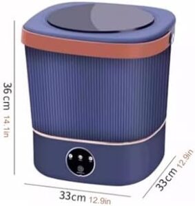 YZMJXNYY Mini Lavatrice Portatile, perfetta per viaggi e campeggio, in un design compatto e funzionale.