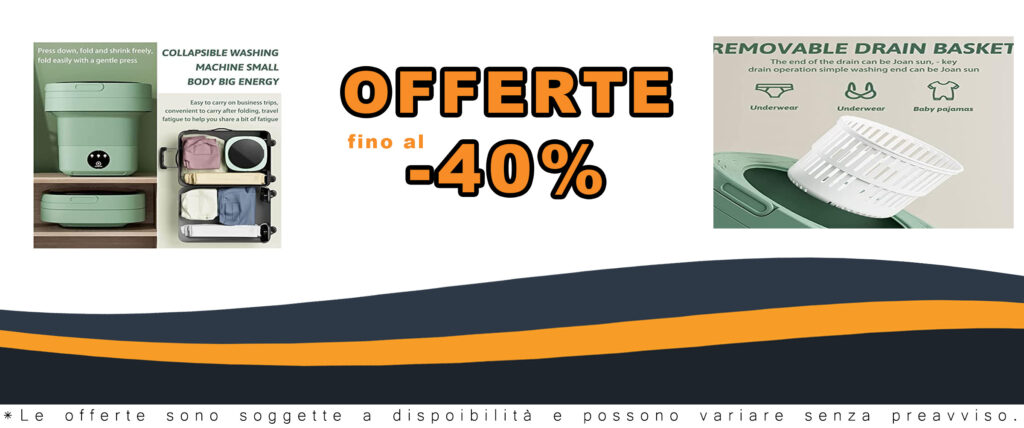 WPJQJWD Pulitore Ad Ultrasuoni Portatile per La Casa, mini lavatrice pieghevole con cestello da 8L