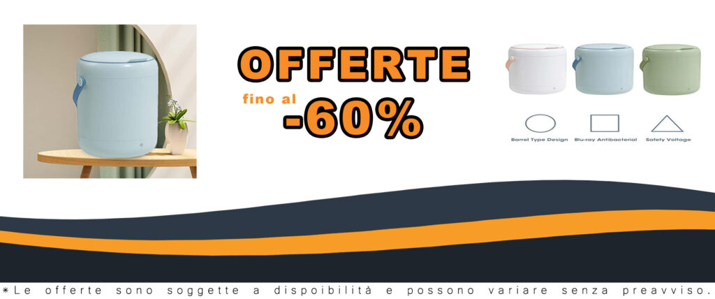 Samnuerly Lavatrice 2.8L Piccola Mini Lavatrice Bianco con Luce Blu