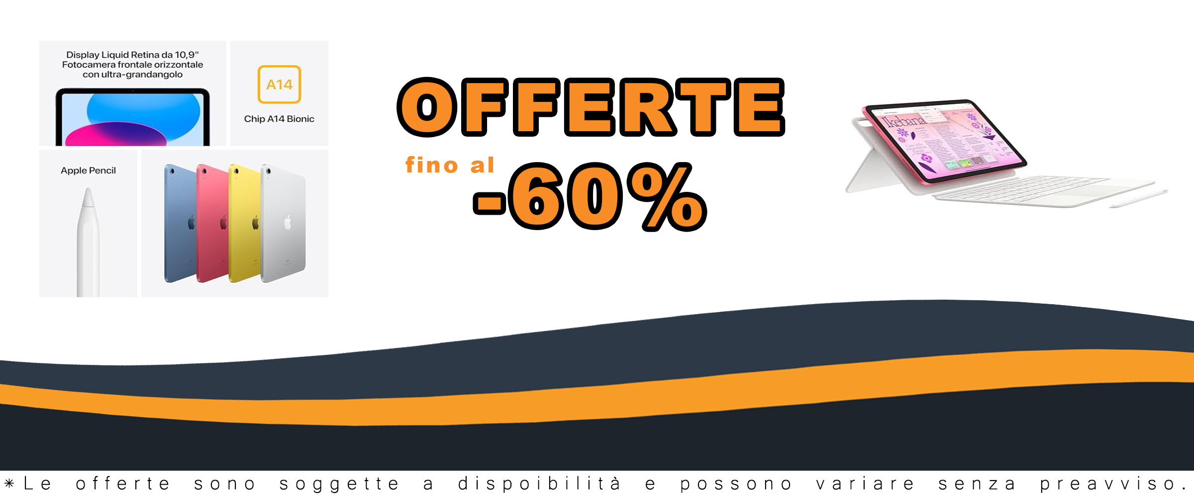 Apple iPad 10,9" (Wi-Fi, 64GB) - Azzurro (10ª generazione) con display Liquid Retina e chip A14 Bionic