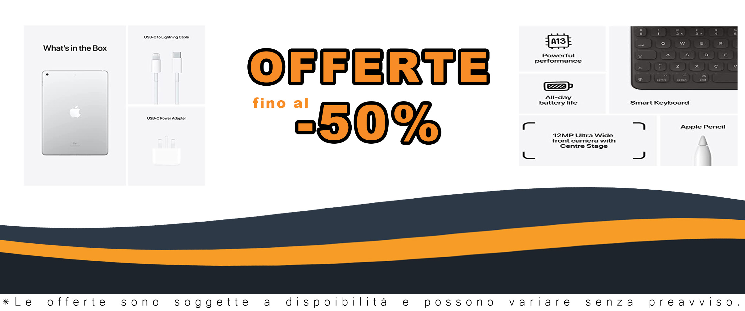 Apple iPad (9th Gen) 64GB Wi-Fi Argento ricondizionato, vista frontale con display acceso  