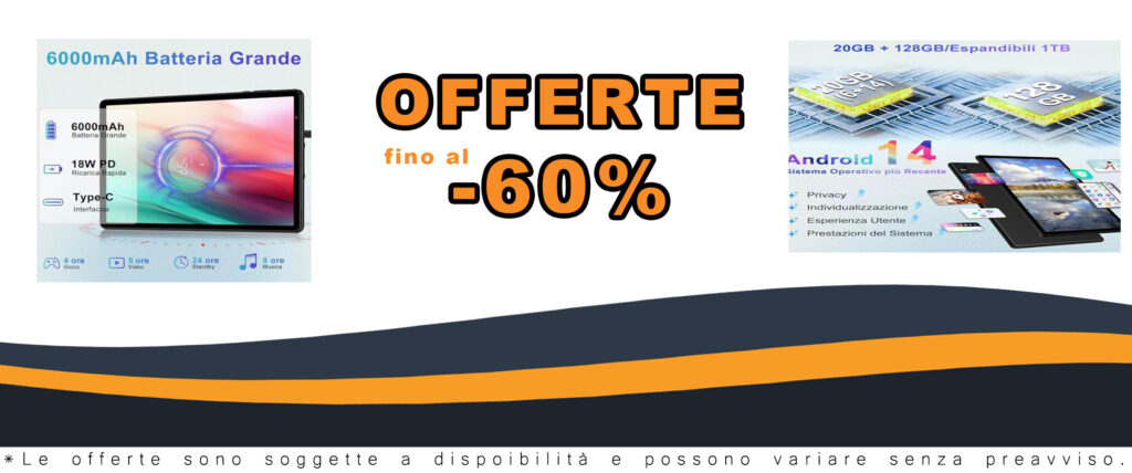 Biegedy Tablet 10 Pollici Android 14 con 20GB RAM e 128GB ROM, perfetto per lavoro e intrattenimento