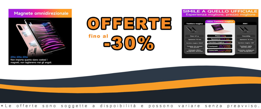 HOU Custodia per tastiera per iPad Air 11"/Air 5th/Air 4th generazione iPad Pro 11" (4a/3a/2a/1a) generazione,design magnetico galleggiante,trackpad e tastiera Disposizione italiana,Rosa