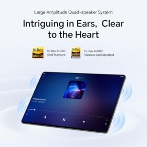 HONOR Pad X8a - Tablet Wi-Fi 11 pollici, 4 GB+128 GB, schermo 90 Hz FullView, batteria 8300 mAh, 4 altoparlanti, metallo Body, Android 14, Space Grey