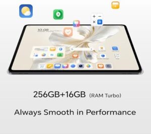 HONOR Pad 9 12,1 Pollici 120Hz 2.5K Fullview Display 8GB/256GB WIFI 8300mAh Batteria Tablet, Qualcomm 4nm Snapdragon 6 Gen 1, 8 Altoparlanti, Android 13, Space Gray [Versione italiana]