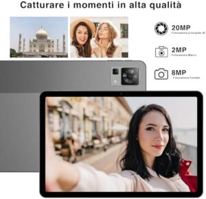 DOOGEE Tablet 11 Pollici, T30 PRO Android Tablet, 2.5K Tablet PC/Helio G99 Octa-Core/15GB RAM + 256GB Rom (2TB TF)/8580mAh Gaming Tablet/20MP