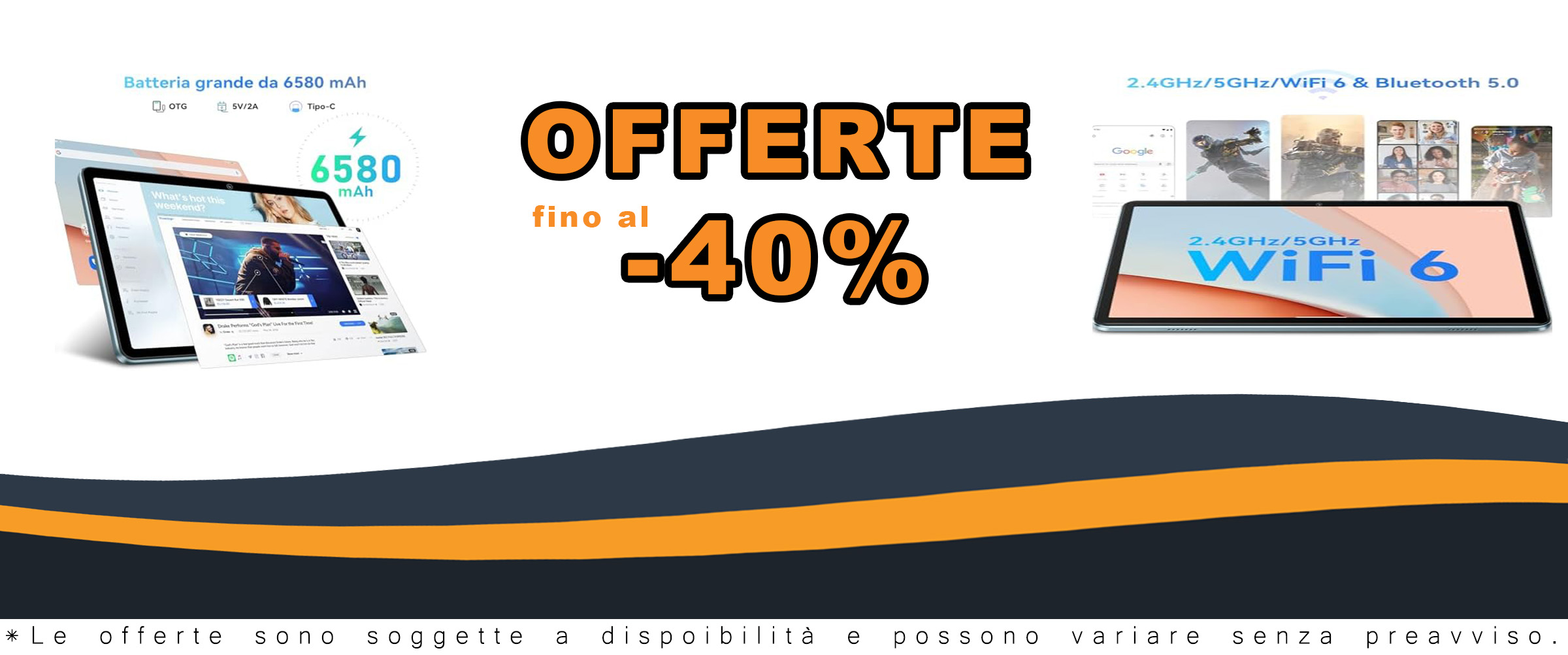 Tablet Blackview da 10 pollici, 8 GB di RAM, 64 GB di memoria interno, supporto TF fino a 1 TB, WiFi 6, Tablet PC con display HD+,Processore a quad-core,Gemini,Fonte audio 3.5 mm/GMS/Widevine L1