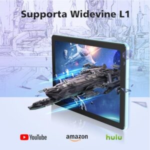 DOOGEE T10W Tablet 10 Pollici, 4G lte e 5G WiFi, 9GB RAM +128GB ROM(1TB TF), 8000mAh, Android 14 Tablet PC con Bluetooth Tastiera, Custodia, Mouse e Penna, BT5.0/OTG/GPS/Widevine L1/3.5mm Jack