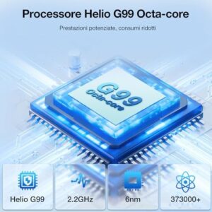 DOOGEE T40 Pro Tablet 20(8+12) GB RAM + 512GB ROM Tablet 12 Pollici 2.4K Display, 10800mAh Helio G99 Quattro Altoparlanti Tablet in Offerta, Tablet Android 14, 4G LTE/2.4GHz/5GHz WiFi 16MP+ 8MP, Blu
