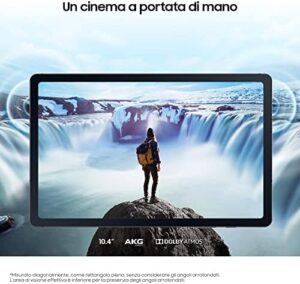 Samsung Galaxy Tab S6 Lite (2022) Tablet, S Pen, Touchscreen LCD TFT, Wi-Fi, RAM 4 GB, 64 GB espandibili, Batteria 7040 mAh, Android 12, Grigio (Oxford Gray), 10.4" [Versione italiana]