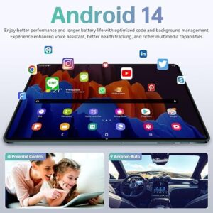 OUKITEL OT11 Tablet 11 Pollici Android 14 Tablets - 16GB+128GB(TF 1TB) Tavoletta Octa-core Tablet Gaming, Tablet in Offerta 4G LTE Dual SIM+5G WiFi, 8000mAh/10W/13MP+5MP/BT5/GPS/GMS/Widevine L1, Viola