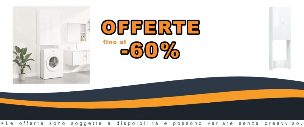 Lavatrice a Vaso Singolo Willood Bianco Lucido 64x25,5x190 cm Amazon Adatto Tutto